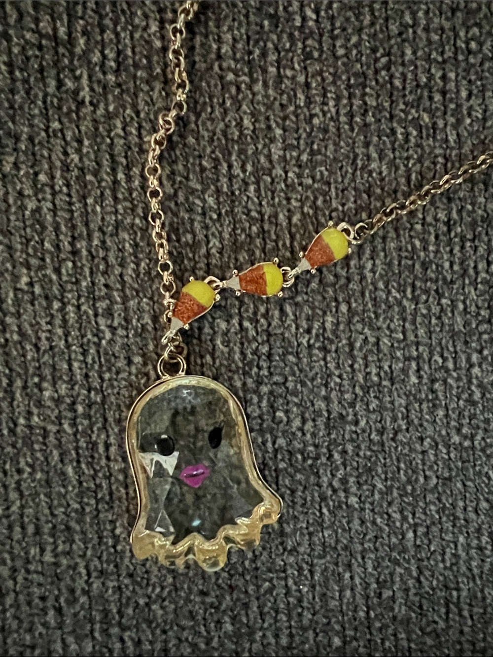 Betsey Johnson ghost 👻 necklace